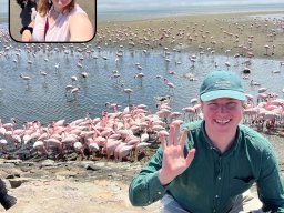 29.03. Flamingos in Walvis Bay